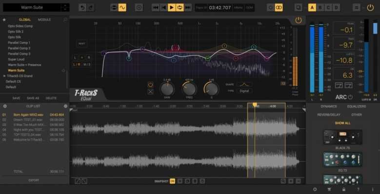 ik multimedia t-racks mastering suite