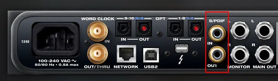 spdif connection