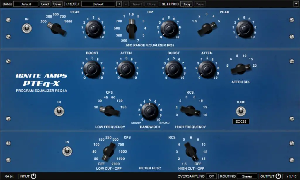 Ignite Amps PTeq-X free vocal vst plugins